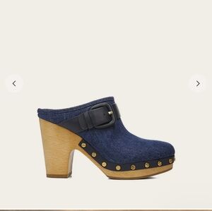 Veronica beard lacey denim‎ clogs